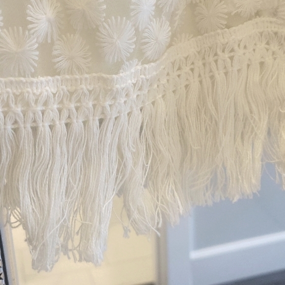 indigo soul Boho Embroidered Ivory Shift Dress sz M NWT - Picture 4 of 6